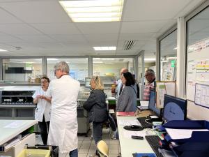 Inauguration centre de prélèvement