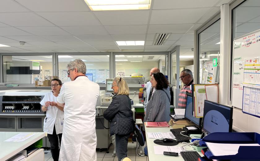 Inauguration centre de prélèvement